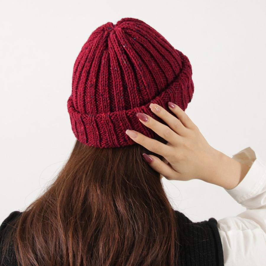 HIGHLAND 2000 BWネップウール 2×1 ボビーキャップ ダブルターンアップ / ニット帽 ユニセックス | HIGHLAND 2000 | 14