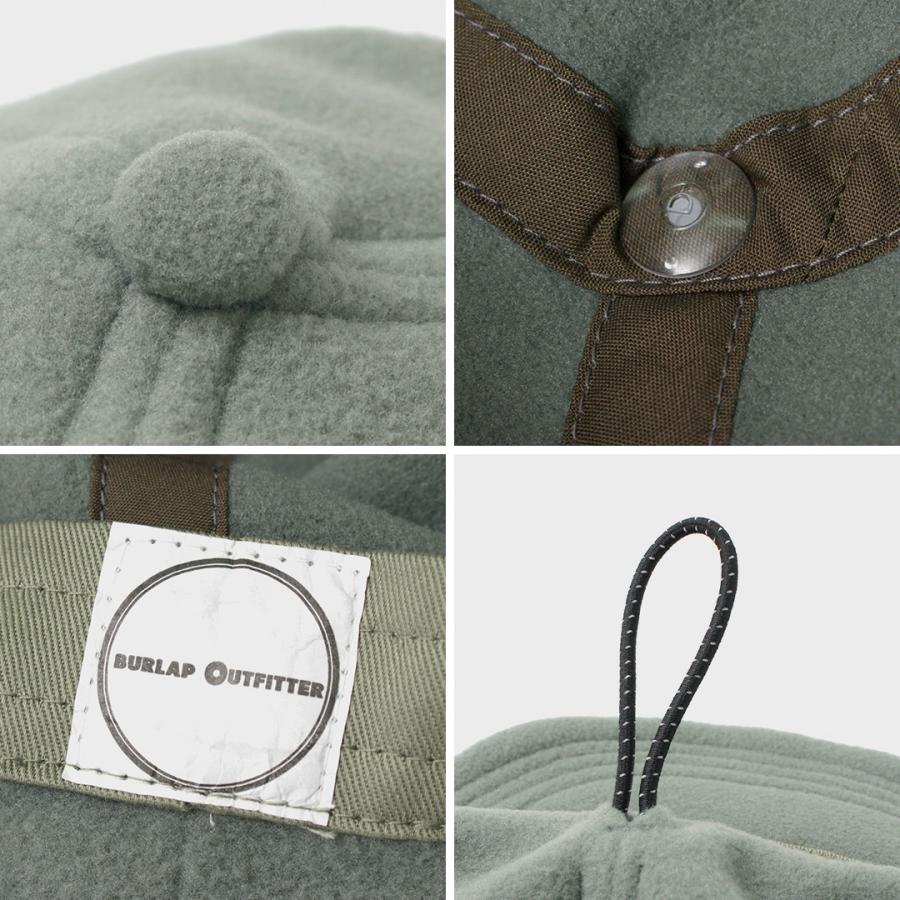 BURLAP OUTFITTER（バーラップアウトフィッター） フリース 3パネルキャップ / 帽子 ミリタリー 日本製 アウトドア メンズ | BURLAP OUTFITTER | 13