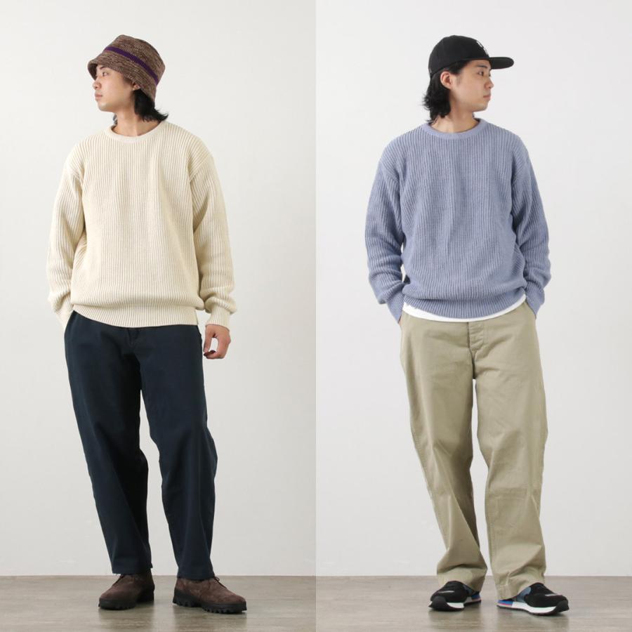 BINGHAMTON KNITTING COMPANY シェーカー クルーニット / セーター コットン メンズ | Binghamton Knitting Company | 09