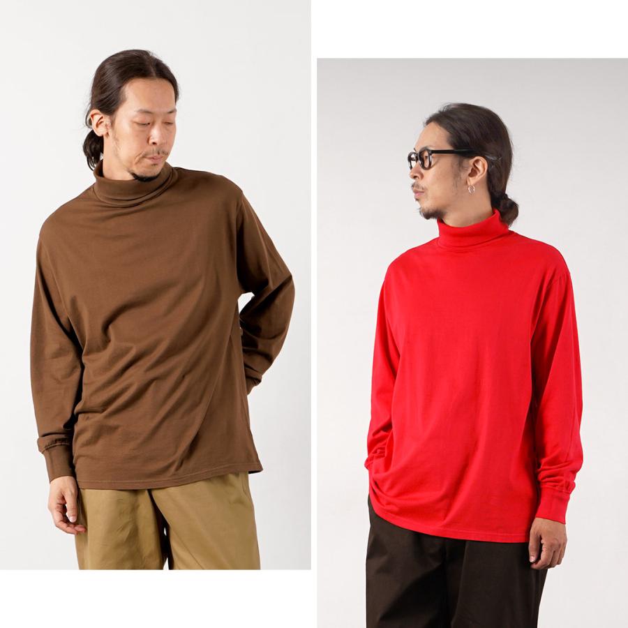 YONETOMI NEW BASIC（ヨネトミニューベーシック） ガーメントダイ Tシャツ タートルネック 日本製 / 長袖 メンズ 米冨 | Yonetomi NEW BASIC | 20