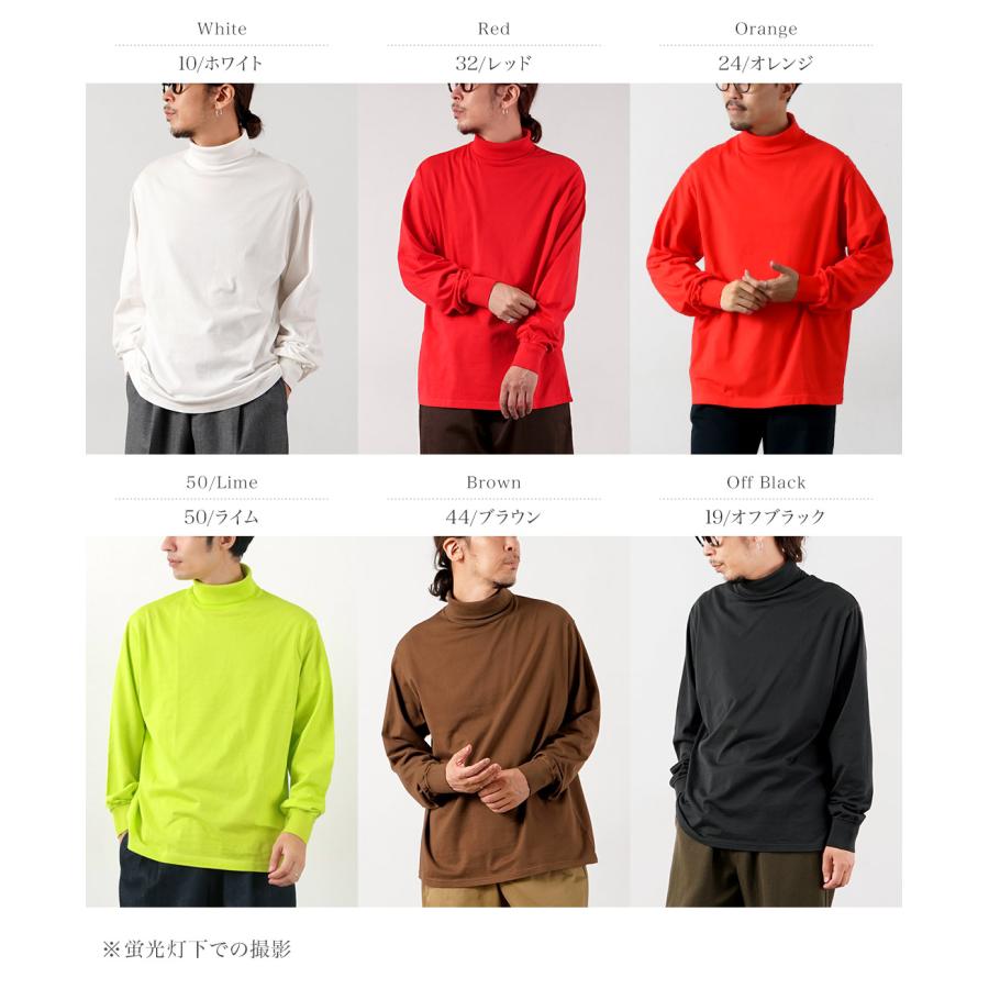 YONETOMI NEW BASIC（ヨネトミニューベーシック） ガーメントダイ Tシャツ タートルネック 日本製 / 長袖 メンズ 米冨 | Yonetomi NEW BASIC | 08