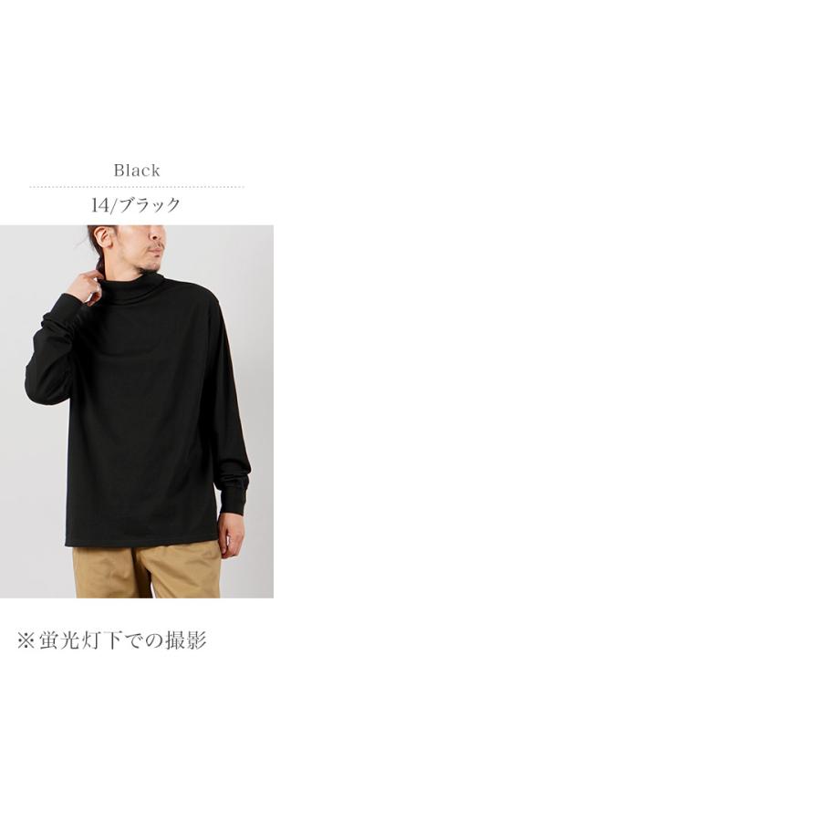 YONETOMI NEW BASIC（ヨネトミニューベーシック） ガーメントダイ Tシャツ タートルネック 日本製 / 長袖 メンズ 米冨 | Yonetomi NEW BASIC | 09
