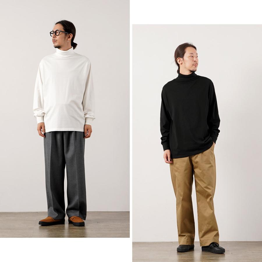 YONETOMI NEW BASIC（ヨネトミニューベーシック） ガーメントダイ Tシャツ タートルネック 日本製 / 長袖 メンズ 米冨 | Yonetomi NEW BASIC | 12