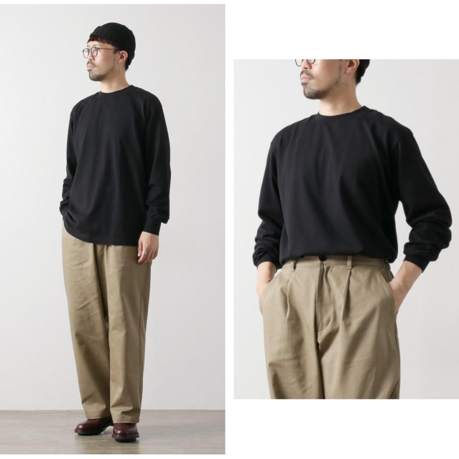 YONETOMI NEW BASIC（ヨネトミニューベーシック） ニューベーシック Tシャツ ロングスリーブ / 長袖 メンズ 厚手 無地 | Yonetomi NEW BASIC | 14
