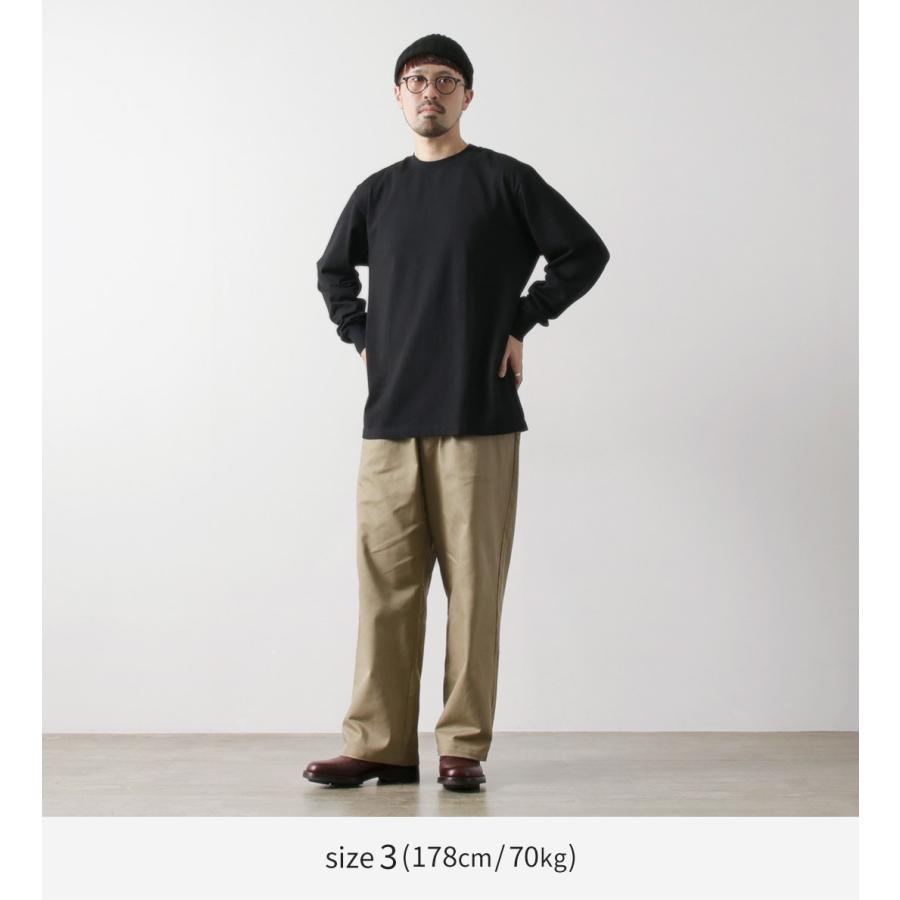 YONETOMI NEW BASIC（ヨネトミニューベーシック） ニューベーシック Tシャツ ロングスリーブ / 長袖 メンズ 厚手 無地 | Yonetomi NEW BASIC | 06