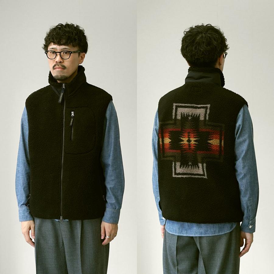 PENDLETON（ペンドルトン） ボア スタンドベスト 2025年モデル / メンズ スタンドネック ハイネック | PENDLETON | 17