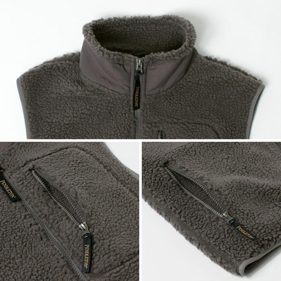 PENDLETON（ペンドルトン） ボア スタンドベスト 2025年モデル / メンズ スタンドネック ハイネック | PENDLETON | 18