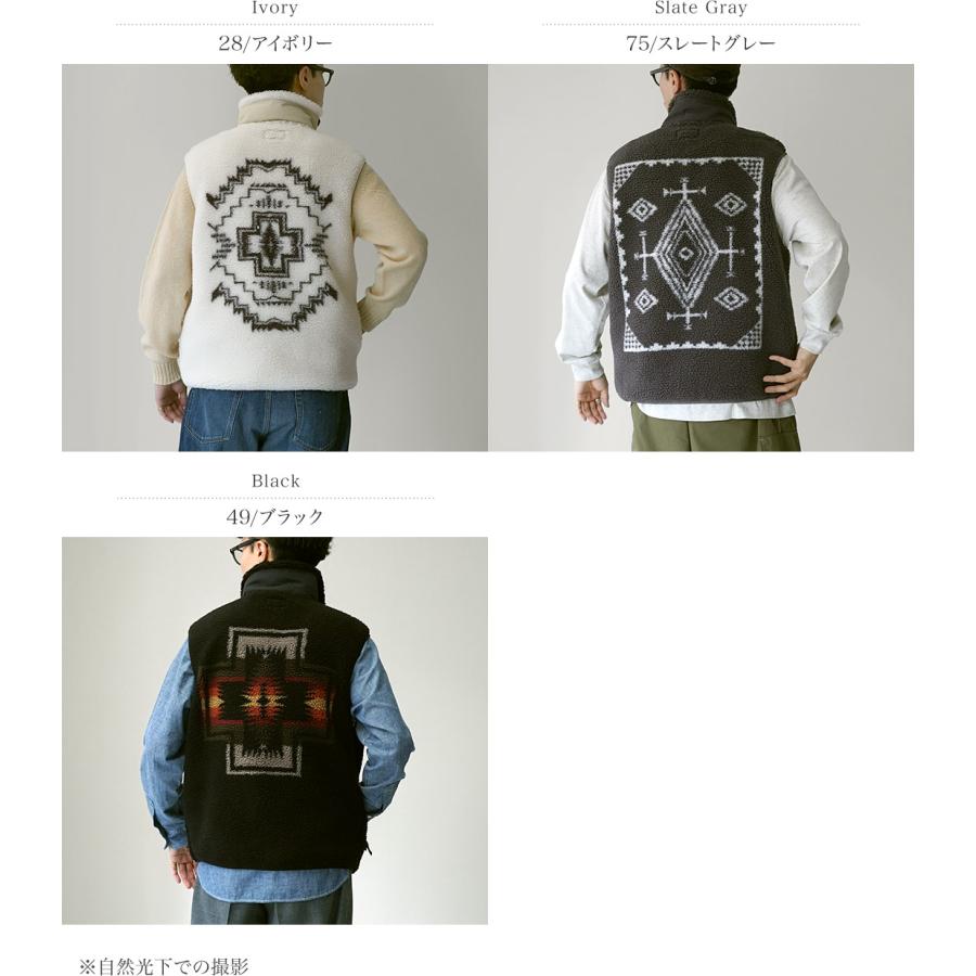 PENDLETON（ペンドルトン） ボア スタンドベスト 2025年モデル / メンズ スタンドネック ハイネック | PENDLETON | 04