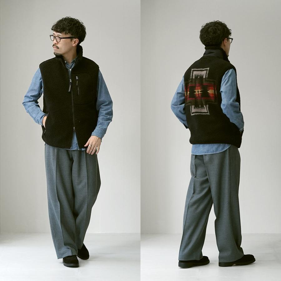 PENDLETON（ペンドルトン） ボア スタンドベスト 2025年モデル / メンズ スタンドネック ハイネック | PENDLETON | 08