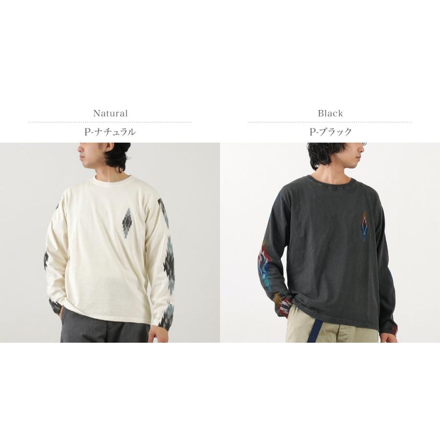 GOOD ON（グッドオン） チマヨ ロングスリーブ クルーTシャツ / メンズ トップス 長袖 ピグメントダイ | GOOD ON | 03