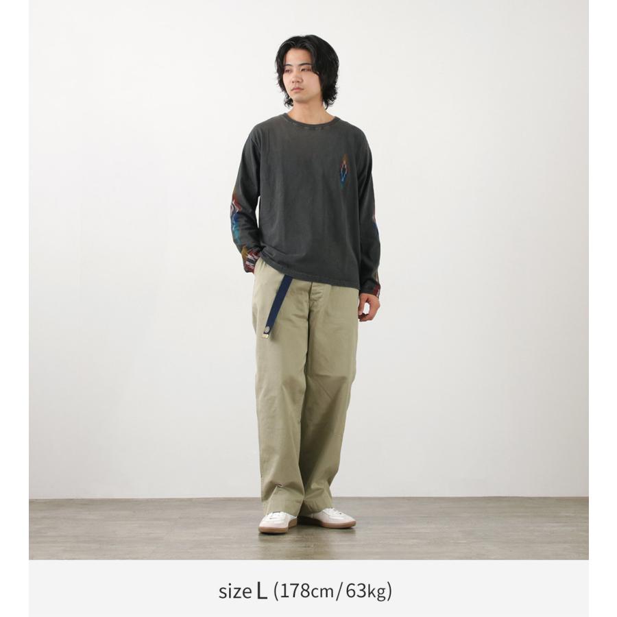 GOOD ON（グッドオン） チマヨ ロングスリーブ クルーTシャツ / メンズ トップス 長袖 ピグメントダイ | GOOD ON | 05