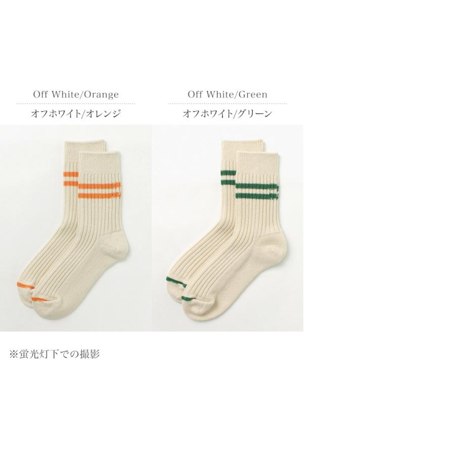 ROTOTO（ロトト） メリノラムウール ストライプソックス / メンズ レディース 靴下 ウール 日本製 | ROTOTO | 10