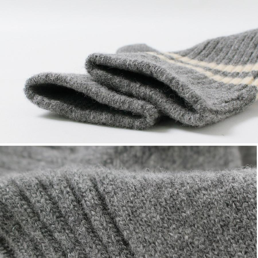 ROTOTO（ロトト） メリノラムウール ストライプソックス / メンズ レディース 靴下 ウール 日本製 | ROTOTO | 14