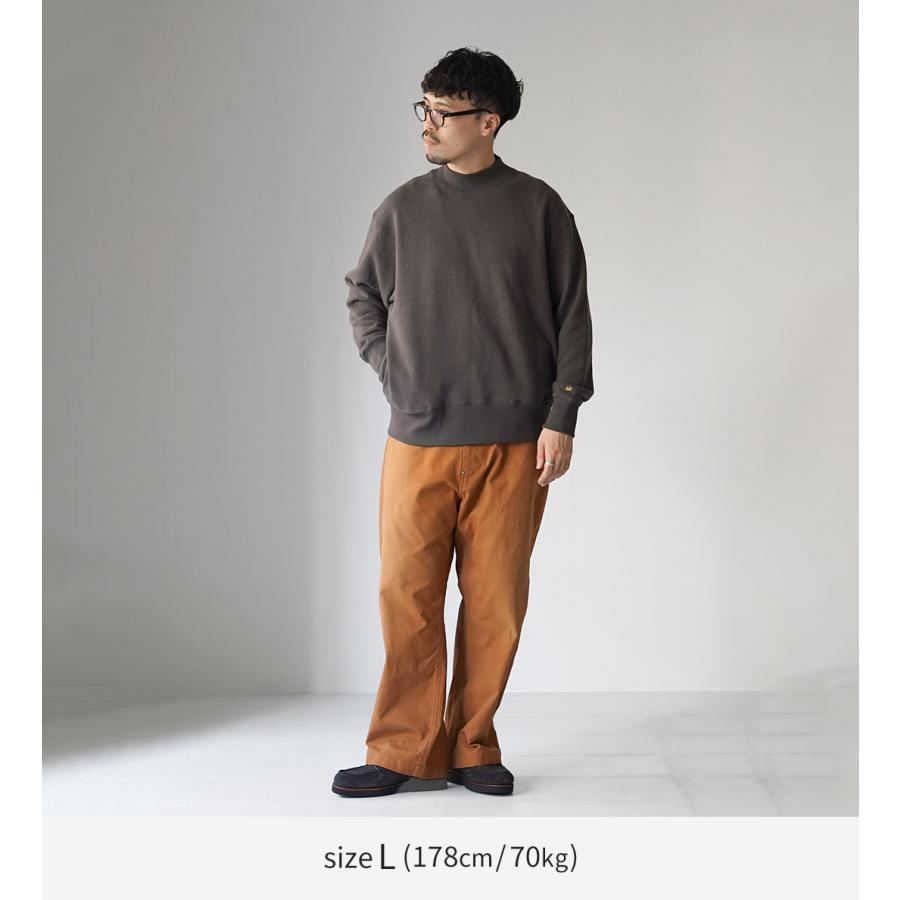 GOHEMP（ゴーヘンプ） 別注 モックネック スウェット / メンズ トレーナー トップス 長袖 ハイネック 裏起毛 ヘンプコットン | GOHEMP | 06