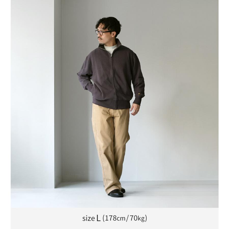 GOHEMP（ゴーヘンプ） 別注 スタンドアップ ジップスウェット / メンズ ジップアップ フルジップ ヘンプコットン ハイネック | GOHEMP | 06
