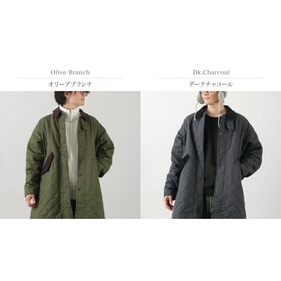 GOHEMP（ゴーヘンプ） サープラス ジョッキーコート / メンズ ロング ジャケット ヘンプコットン キルティング フリース | GOHEMP | 03