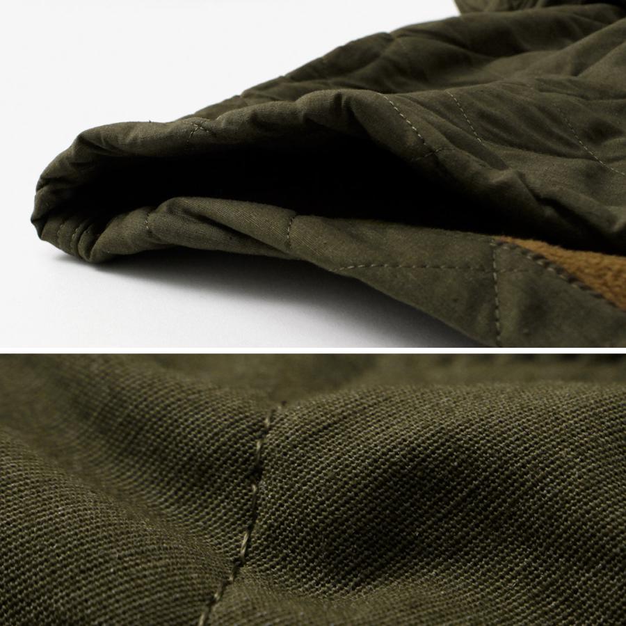 GOHEMP（ゴーヘンプ） サープラス ジョッキーコート / メンズ ロング ジャケット ヘンプコットン キルティング フリース | GOHEMP | 07