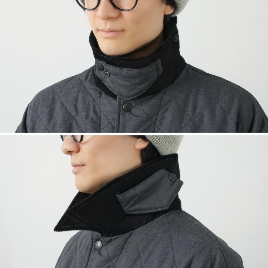 GOHEMP（ゴーヘンプ） サープラス ジョッキーコート / メンズ ロング ジャケット ヘンプコットン キルティング フリース | GOHEMP | 09