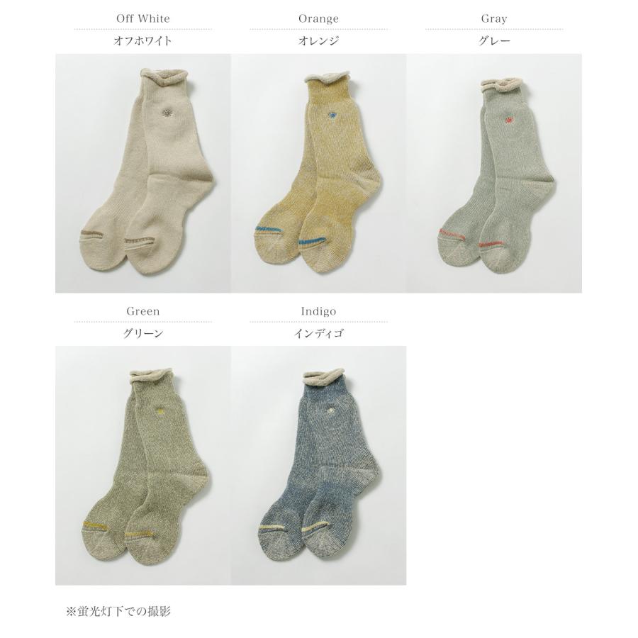 GOHEMP（ゴーヘンプ） パイルクルーソックス / メンズ 靴下 天然素材 ヘンプ 綿 コットン ワンポイント 日本製 | GOHEMP | 06