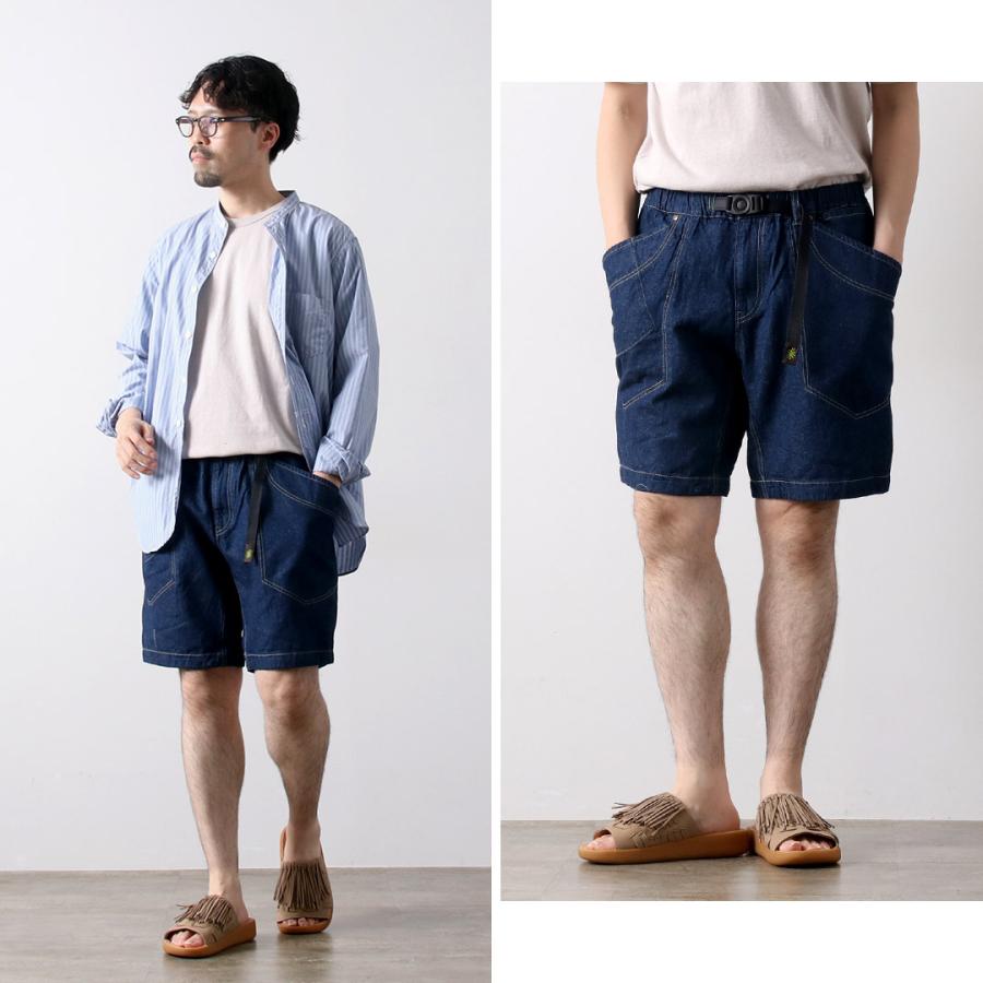 GOHEMP（ゴーヘンプ） トラベラー イージーショーツ ワンウォッシュ / ショートパンツ ハーフパンツ デニム 吸湿 速乾 総ゴム ウエストゴム メンズ | GOHEMP | 11
