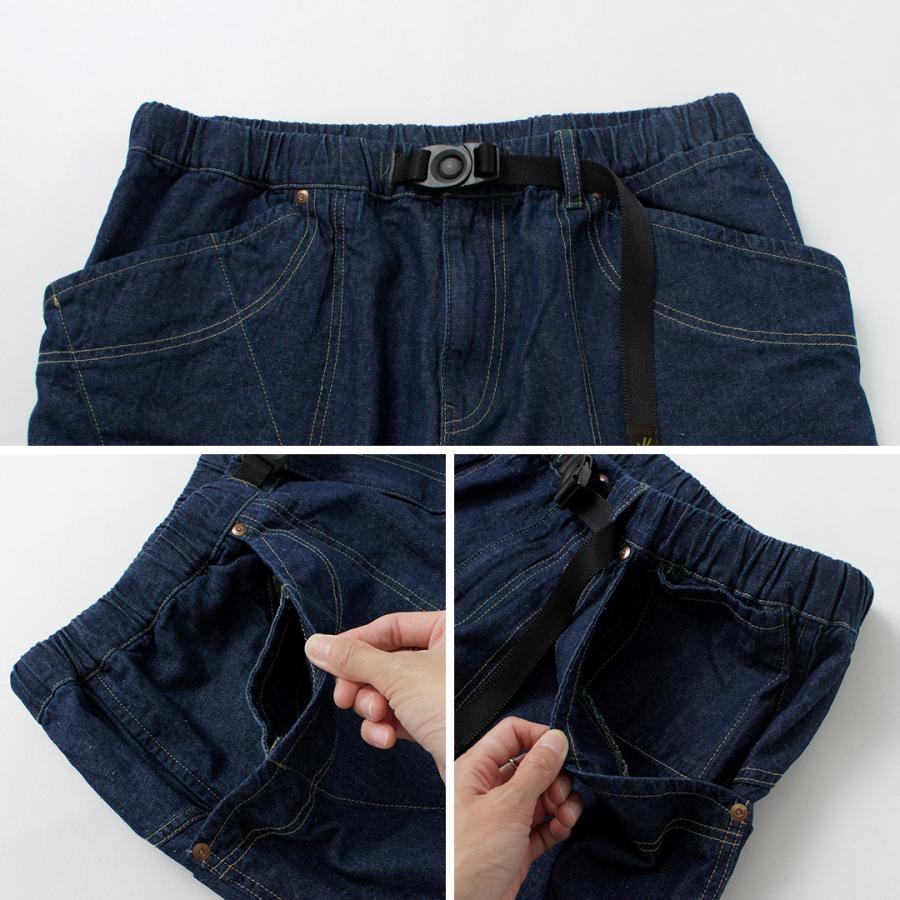 GOHEMP（ゴーヘンプ） トラベラー イージーショーツ ワンウォッシュ / ショートパンツ ハーフパンツ デニム 吸湿 速乾 総ゴム ウエストゴム メンズ | GOHEMP | 12