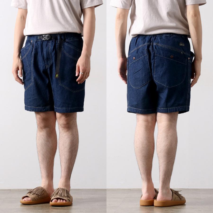 GOHEMP（ゴーヘンプ） トラベラー イージーショーツ ワンウォッシュ / ショートパンツ ハーフパンツ デニム 吸湿 速乾 総ゴム ウエストゴム メンズ | GOHEMP | 10