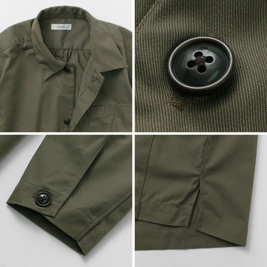 FUJITO（フジト） シャツジャケット / ライトアウター 羽織り 綿 コットン｜rococo｜16