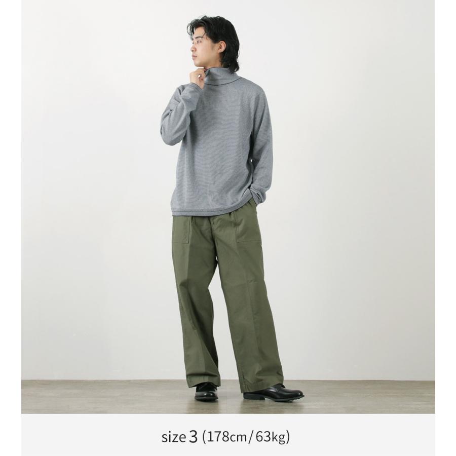 FUJITO（フジト） タートルネックニット / ハイネック 綿 コットン 長袖 メンズ 日本製 | FUJITO | 08
