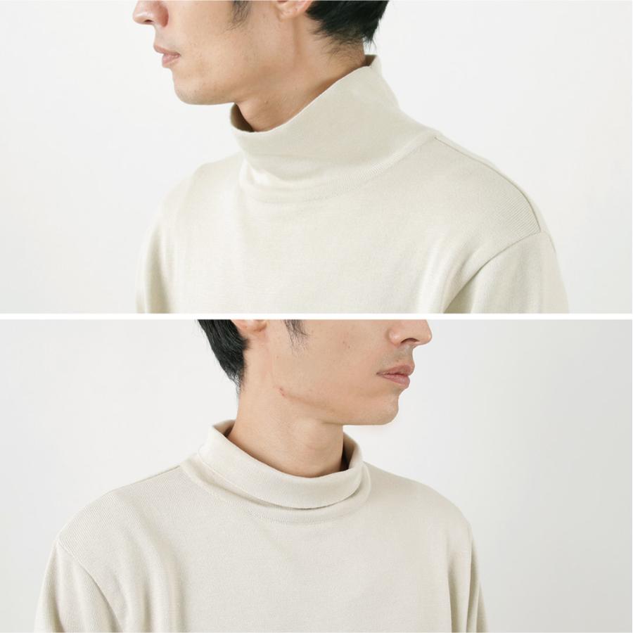 アートプリントタートルネックトップス GB0325/KNT13 : Spin Logo Turtle Neck Knit / スピンロゴ