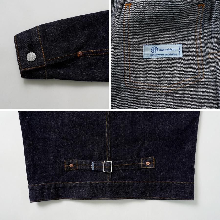 Blue refabric（ブルーリファブリック） モンスター デニムジャケット 2nd型 17oz セルヴィッチ 日本製 / メンズ ファースト Gジャン |  | 16