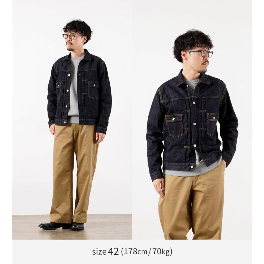 Blue refabric（ブルーリファブリック） モンスター デニムジャケット 2nd型 17oz セルヴィッチ 日本製 / メンズ ファースト Gジャン |  | 03