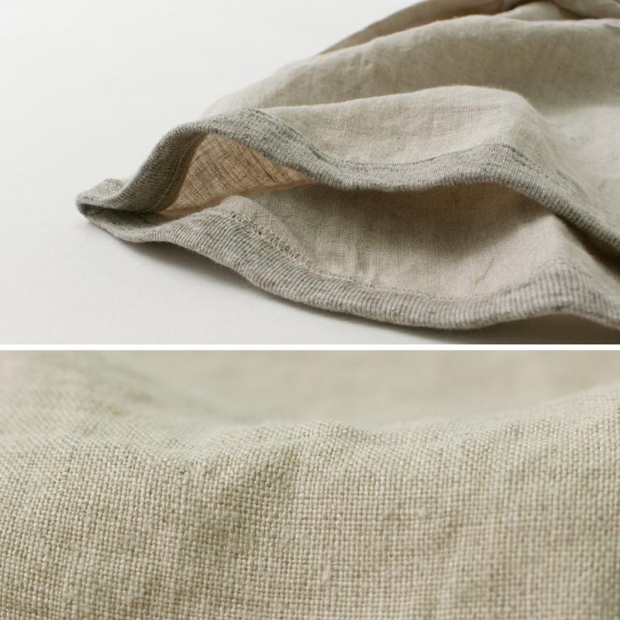 RE MADE IN TOKYO JAPAN（アールイー） フレンチリネン ヘンリーネック Tシャツ / メンズ トップス 半袖 5分袖 麻 | Re made in tokyo japan | 10