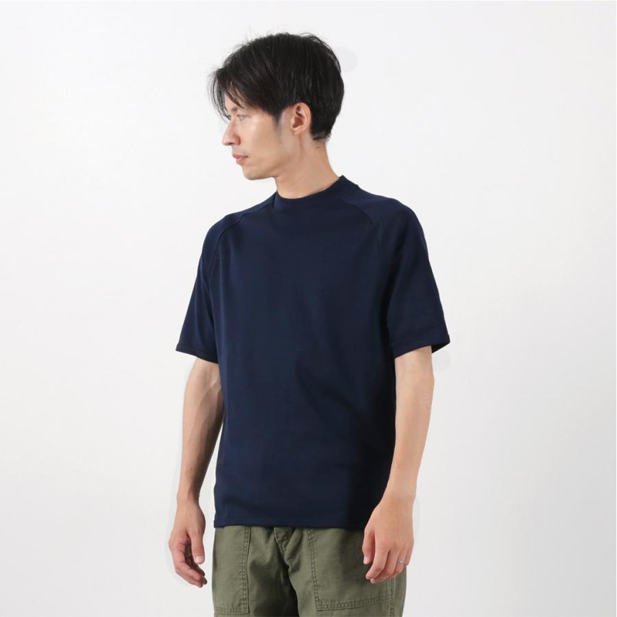 RE MADE IN TOKYO JAPAN（アールイー） パーフェクトインナー ギザ モックネック ハーフスリーブTシャツ / メンズ｜rococo｜13