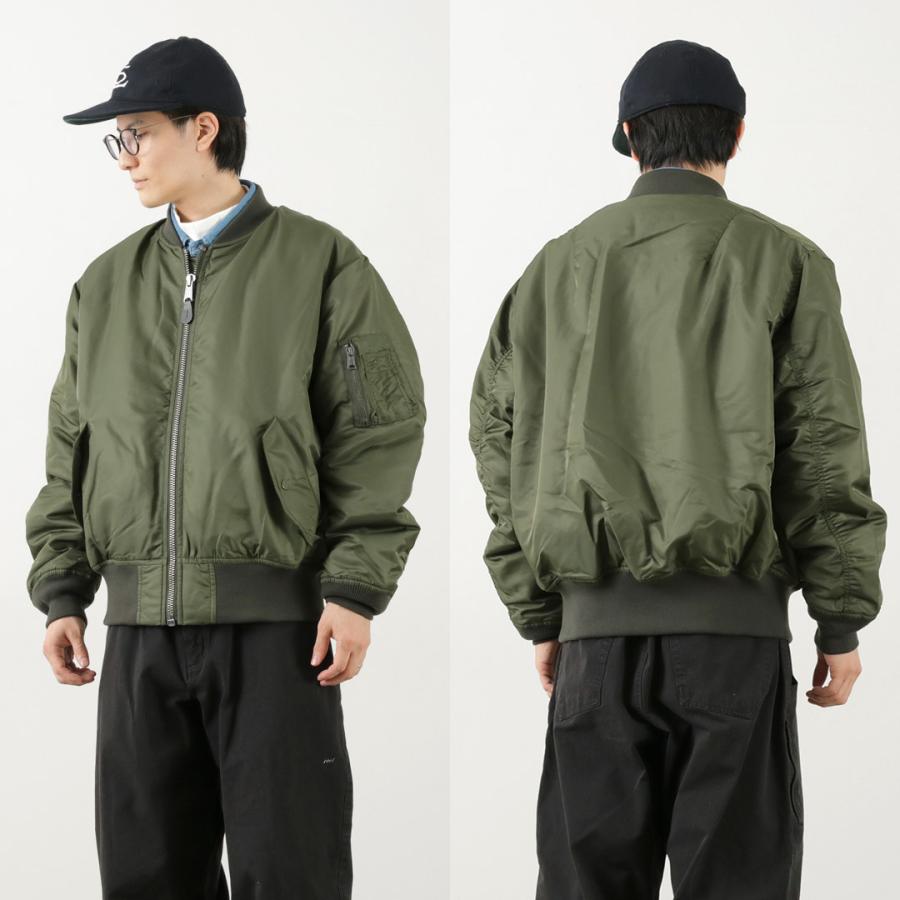 TOP KHAKI（トップカーキ） MA-1 ナイロン フライトジャケット / ジョンブル JOHNBULL ミリタリー アウター メンズ レディース ユニセックス｜rococo｜16