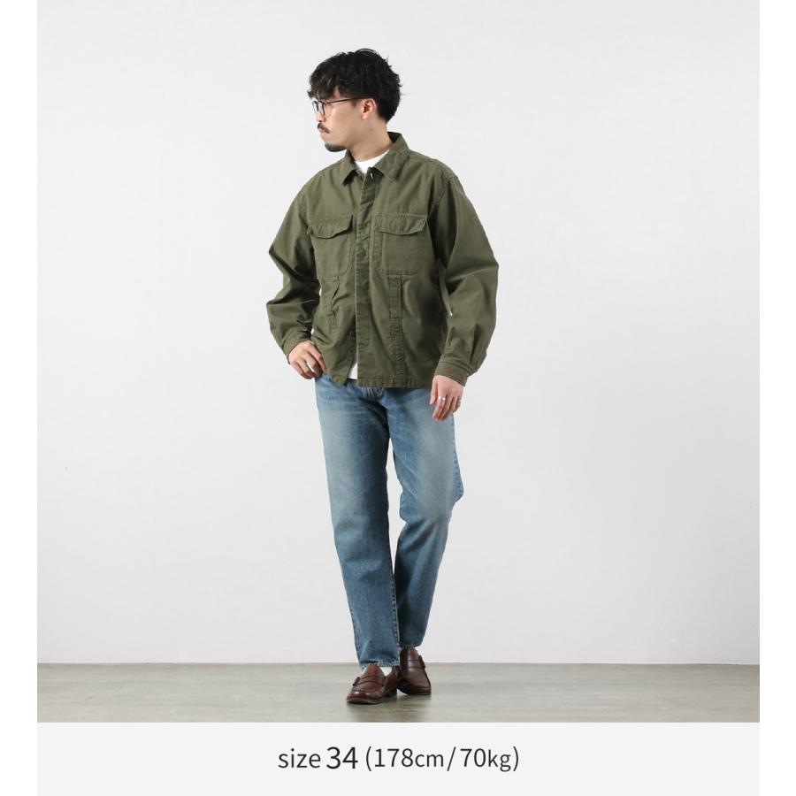 FOB FACTORY（FOBファクトリー） F160 セルヴィッチ 66デニム 5ポケット / メンズ パンツ ジーンズ テーパード ユーズド加工 | FOB FACTORY | 04