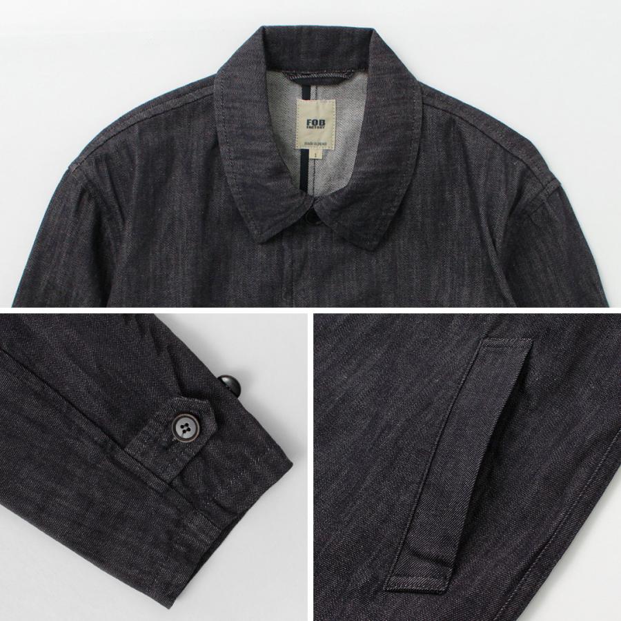 FOB FACTORY（FOBファクトリー） F2437 デニム バスク コート / メンズ ステンカラー バルカラー | FOB FACTORY | 12