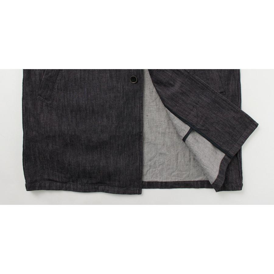 FOB FACTORY（FOBファクトリー） F2437 デニム バスク コート / メンズ ステンカラー バルカラー | FOB FACTORY | 13