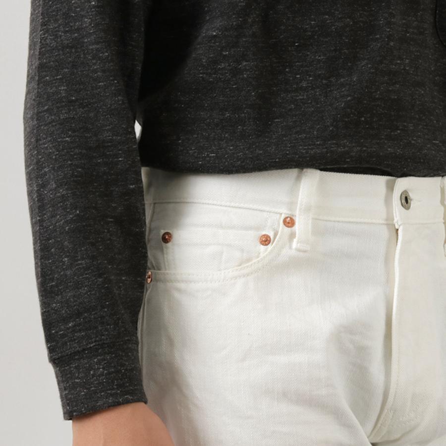 FOB FACTORY（FOBファクトリー） F1153 ホワイトデニム 60ツイル 5P / ボトムス ジーンズ ストレート | FOB FACTORY | 07