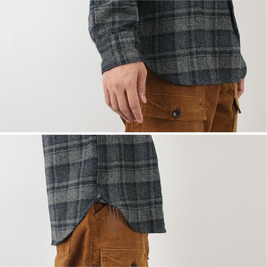 FOB FACTORY（FOBファクトリー） F3497 ネルチェック ワークシャツ / メンズ 長袖 綿 コットン 柄 日本製 | FOB FACTORY | 10