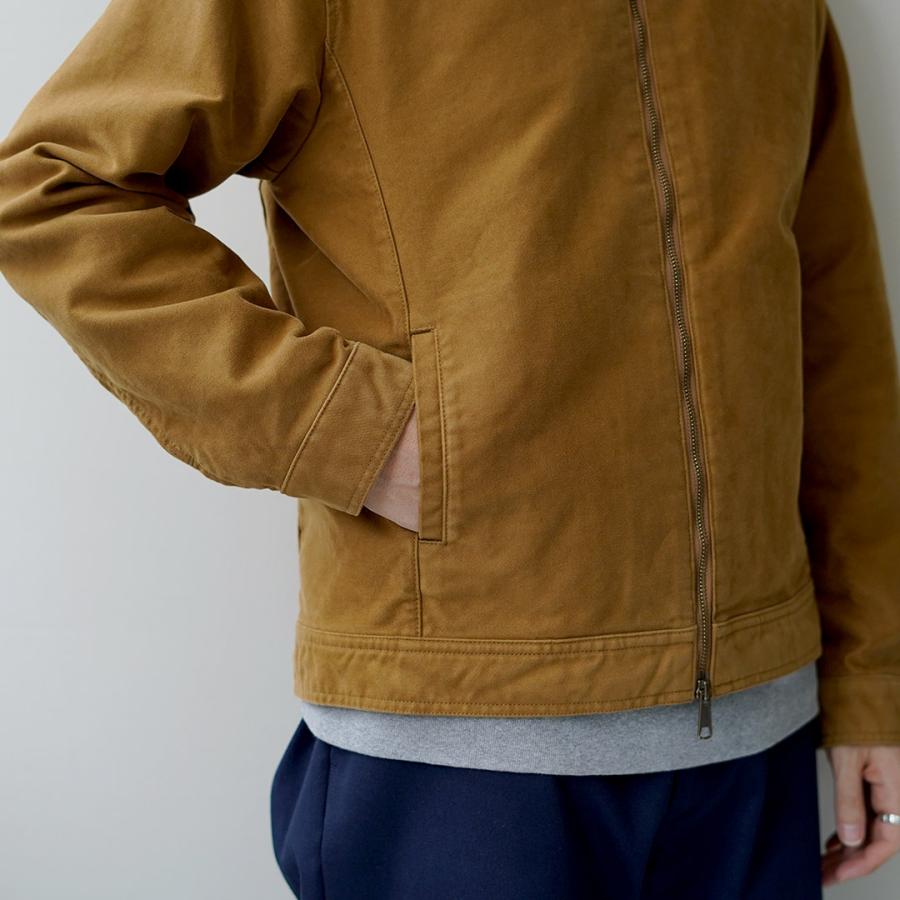 JAPAN BLUE JEANS（ジャパンブルージーンズ） 別注 モールスキン ライダース / メンズ シングル 経年変化 ライトアウター | JAPAN BLUE JEANS | 15