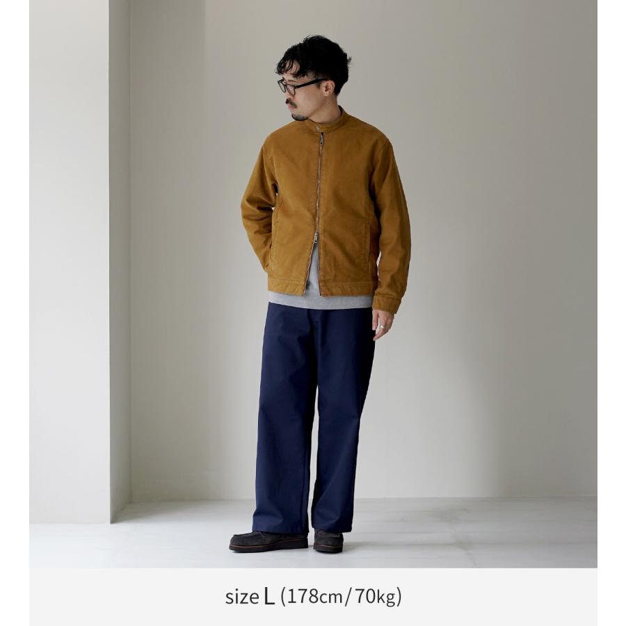 JAPAN BLUE JEANS（ジャパンブルージーンズ） 別注 モールスキン ライダース / メンズ シングル 経年変化 ライトアウター | JAPAN BLUE JEANS | 06