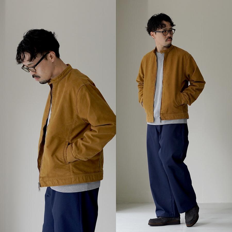 JAPAN BLUE JEANS（ジャパンブルージーンズ） 別注 モールスキン ライダース / メンズ シングル 経年変化 ライトアウター | JAPAN BLUE JEANS | 08