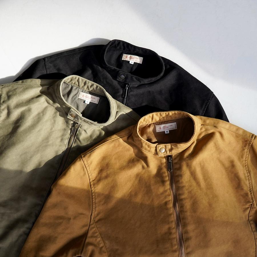 JAPAN BLUE JEANS（ジャパンブルージーンズ） 別注 モールスキン ライダース / メンズ シングル 経年変化 ライトアウター | JAPAN BLUE JEANS | 10