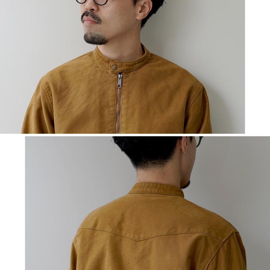 JAPAN BLUE JEANS（ジャパンブルージーンズ） 別注 モールスキン ライダース / メンズ シングル 経年変化 ライトアウター | JAPAN BLUE JEANS | 11