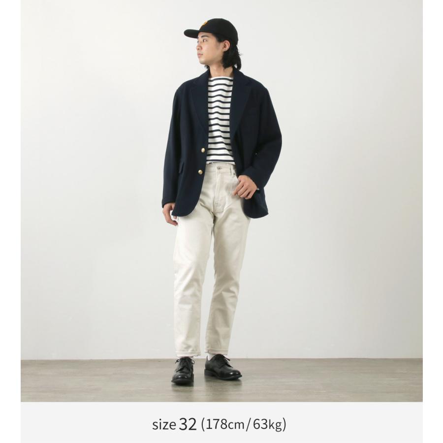 JAPAN BLUE JEANS（ジャパンブルージーンズ） 別注 ストレート ピケパンツ / ボトムス 5ポケット 5P メンズ 日本製｜rococo｜04