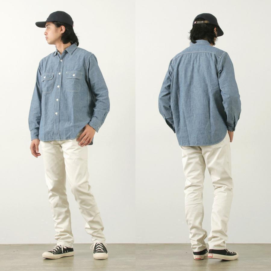 JAPAN BLUE JEANS（ジャパンブルージーンズ） 別注 ストレート ピケパンツ / ボトムス 5ポケット 5P メンズ 日本製｜rococo｜05