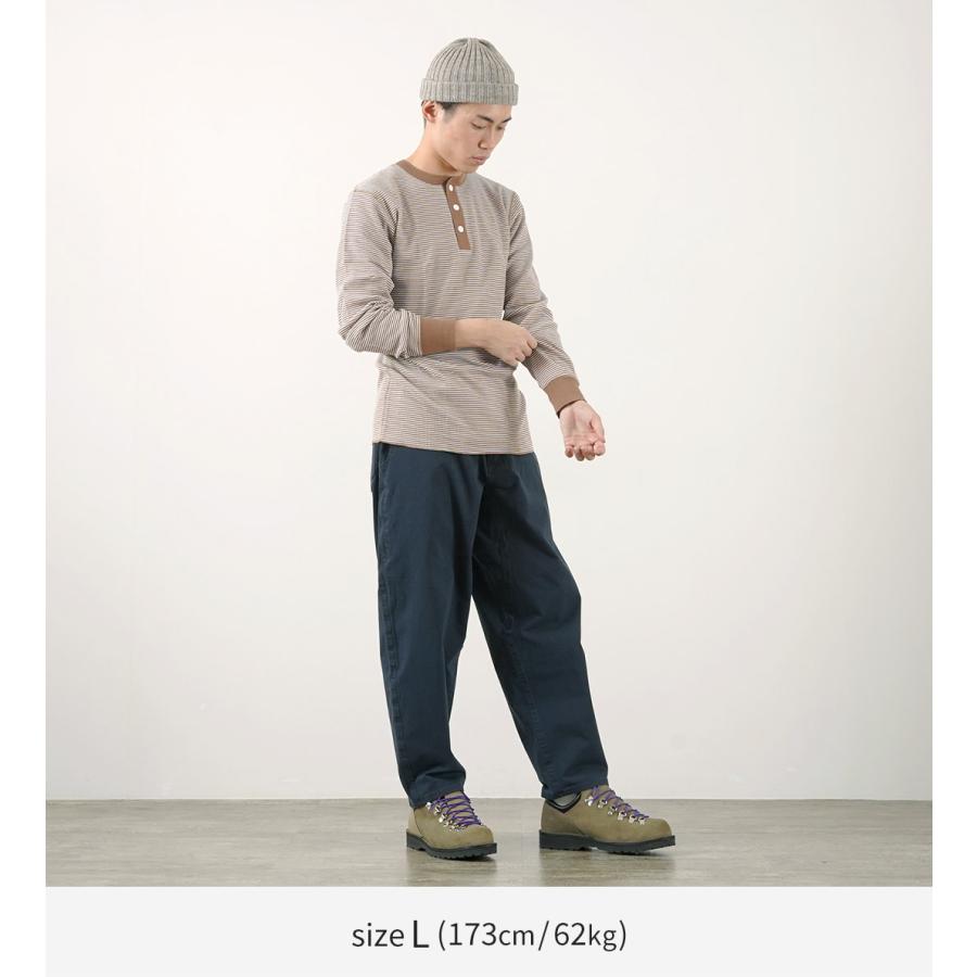 HEALTHKNIT（ヘルスニット） ベーシックワッフル ヘンリーネック ロングスリーブ / メンズ ロンT カットソー インナー | Healthknit | 07