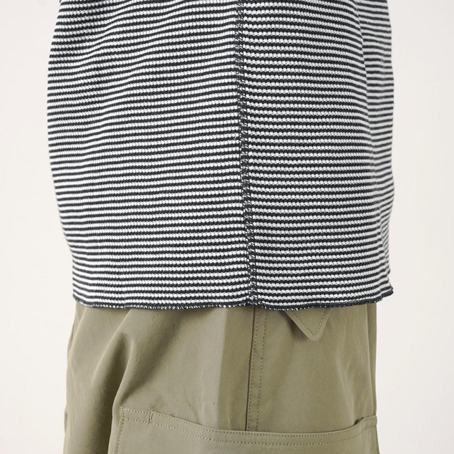 HEALTHKNIT（ヘルスニット） ベーシックワッフル ヘンリーネック ロングスリーブ / メンズ ロンT カットソー インナー | Healthknit | 12