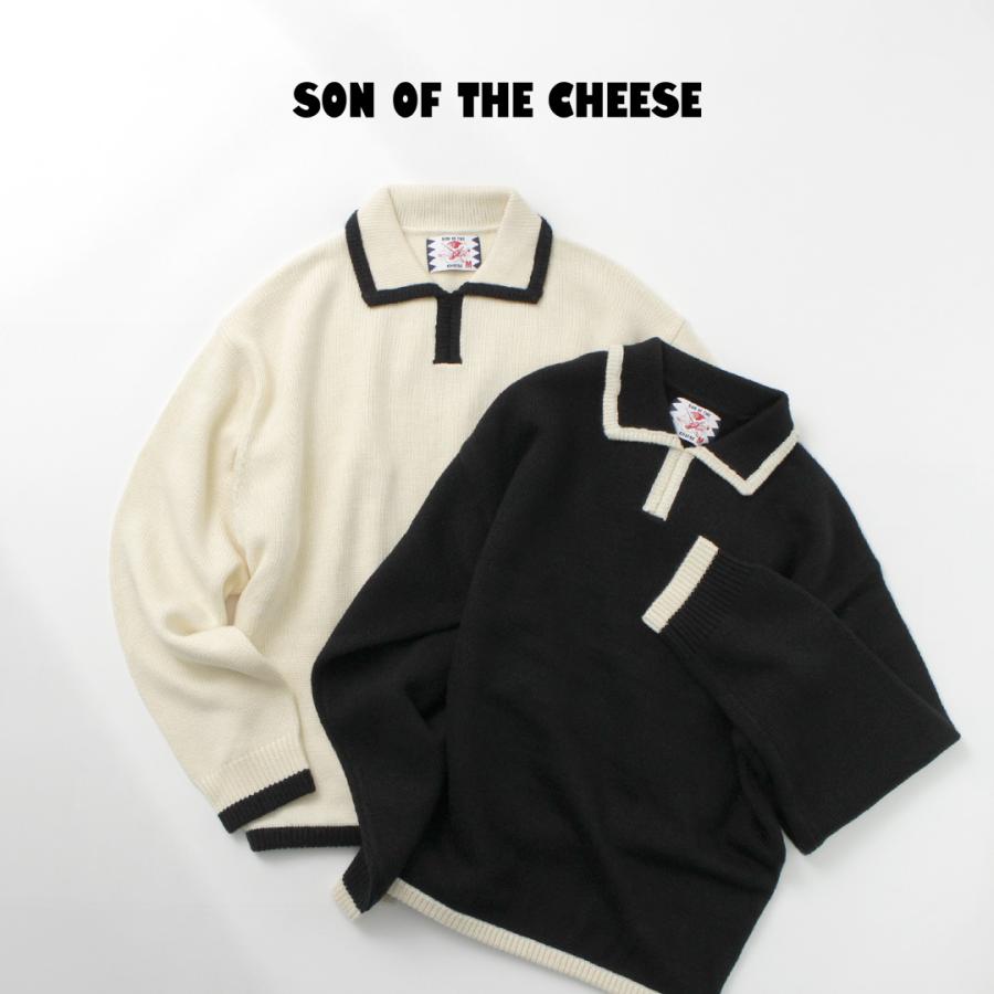 SON OF THE CHEESE（サノバチーズ） ライン ポロニット / トップス