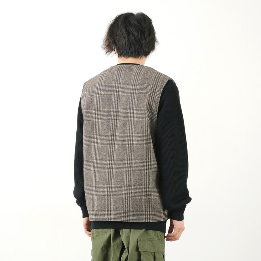 SON OF THE CHEESE（サノバチーズ） チェック ウールベスト / アウター チェック メンズ Check Wool Vest | SON OF THE CHEESE | 10